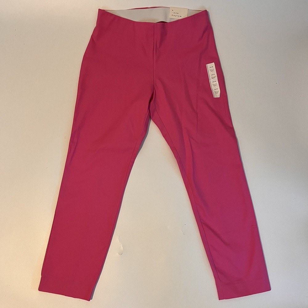 NWT!!  A New Day Women's Pants Magenta Size 10R Stretch Skinny Ankle High Rise